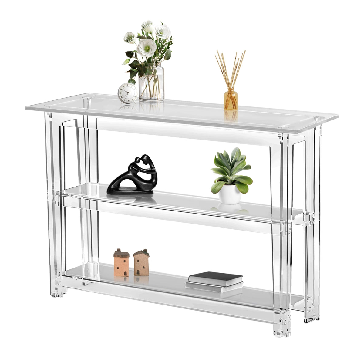 Classic Console Two Shelves - Stauber Furnishings